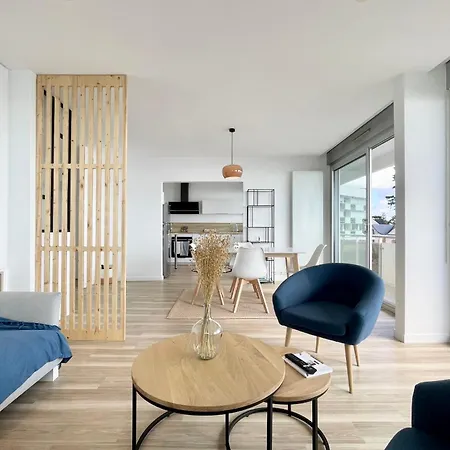 Lovely T1 D Architecte De Standing Vue Mer 360 Larmor-Plage Exterior photo